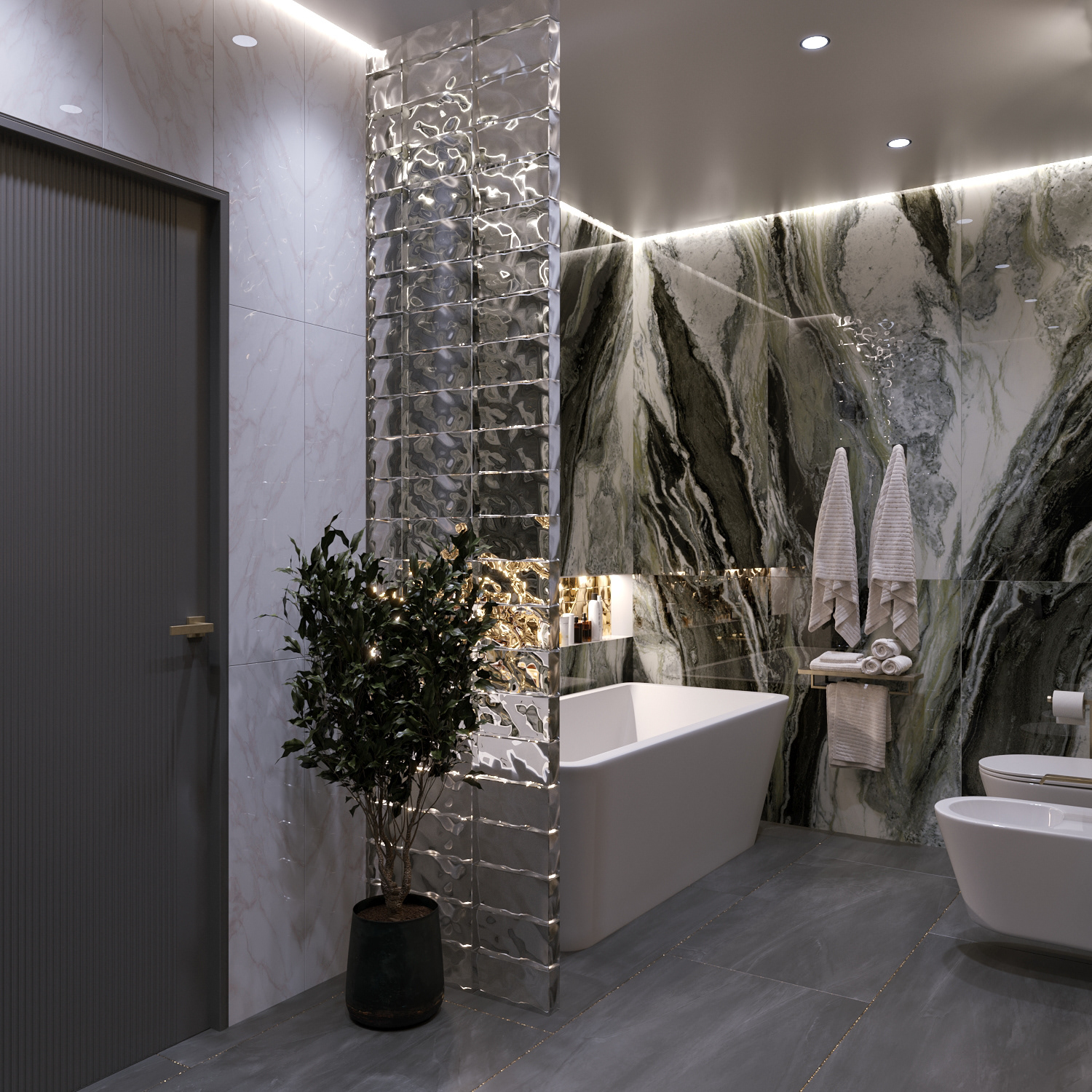 Дизайн проект санузла-8