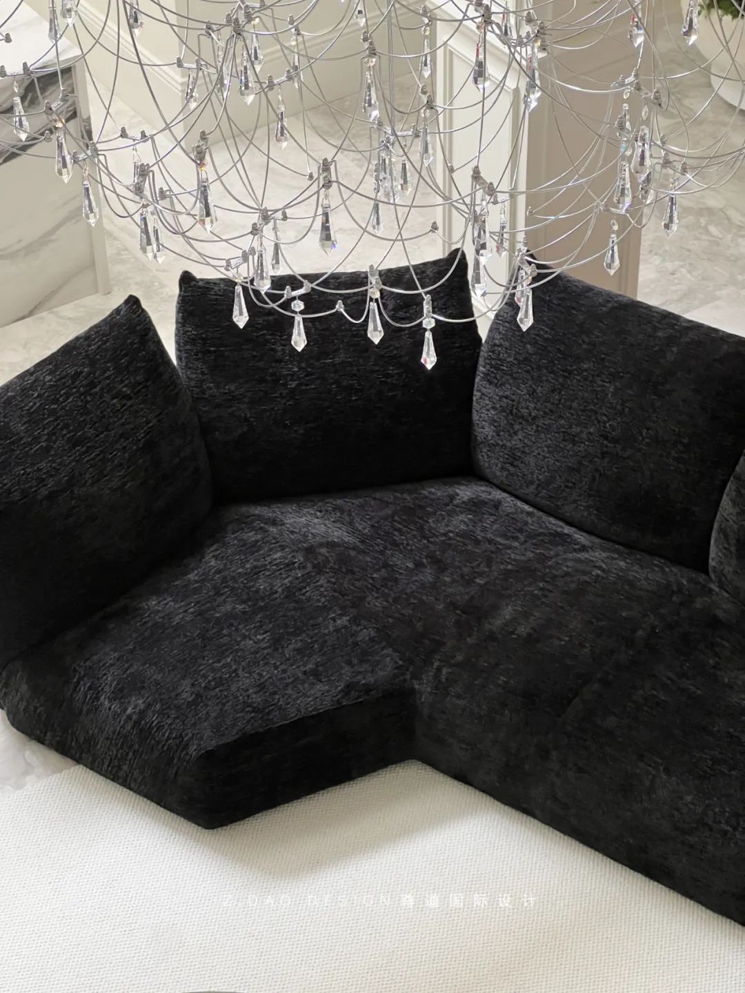 合肥『国贸天成』360㎡奶油法式风叠墅丨尊道国际设计-58