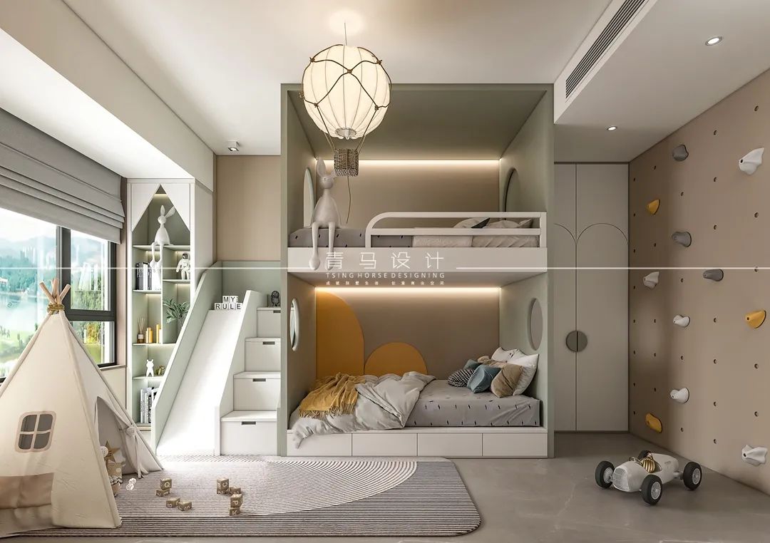 龙湖景粼天序现代简约家居设计丨青马别墅空间设计-59