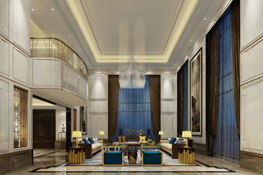 广东佛山九江别墅 | 新中式雅致空间,归家期待的美好呈现-24