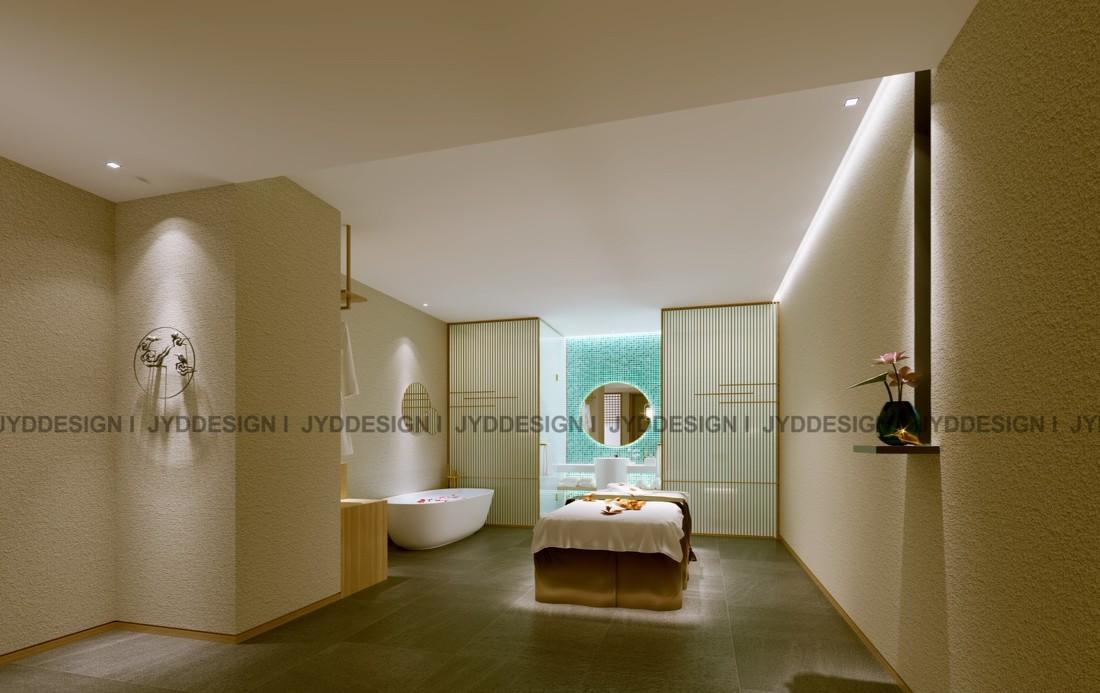 
JYD设计北京日式禅意SPA高端私人会所 -2
