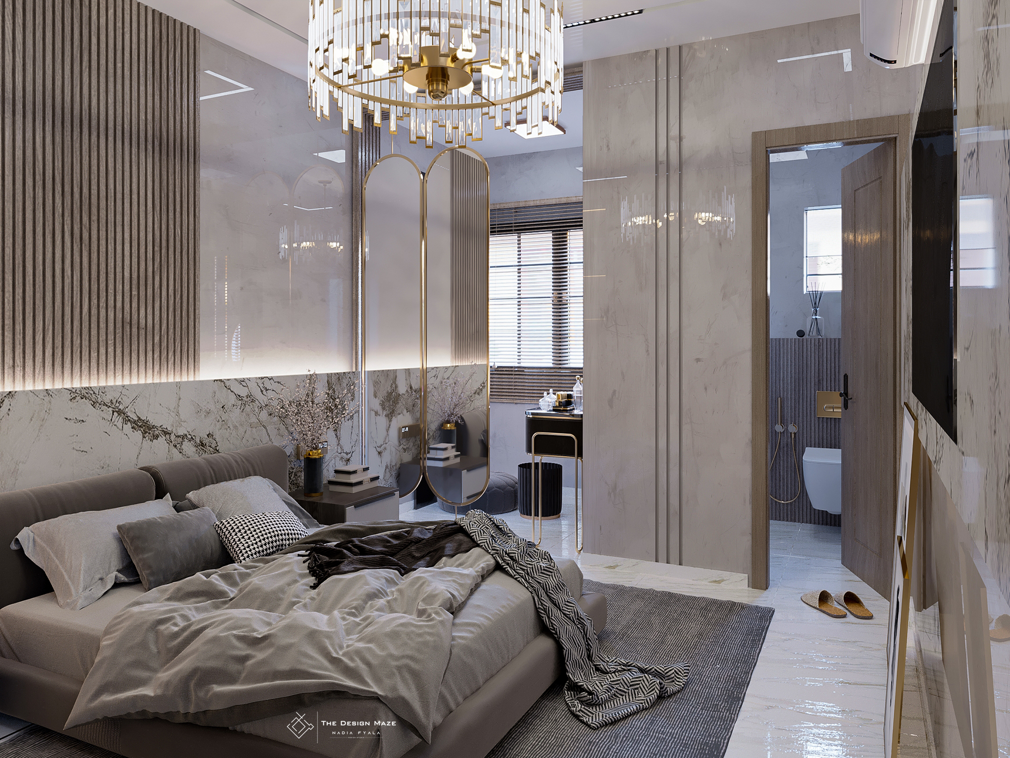 单色住宅工作室丨Palestine丨Nadia Fyala-16