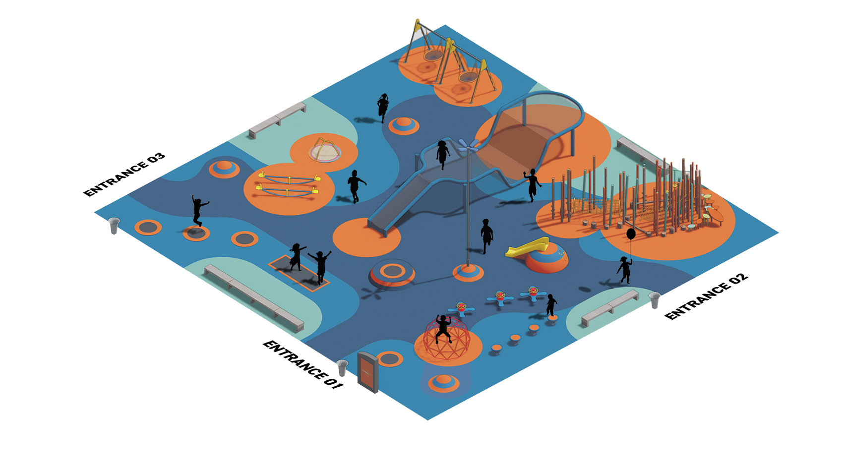 巴西 Barigui 游乐场丨Antonio Abrão Arquitetura-63