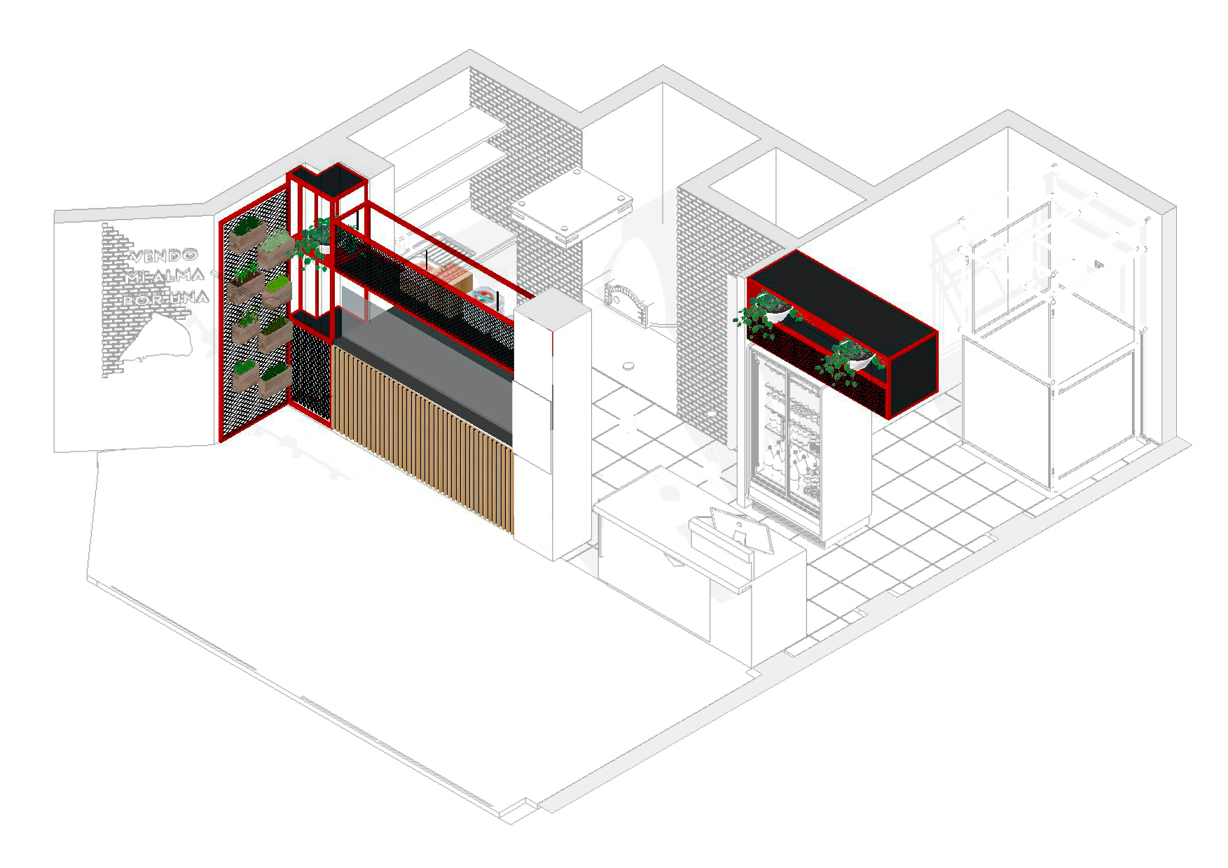 Arquitectura comercial: PIZZERÍA ROMEO NAPOLITANO-6