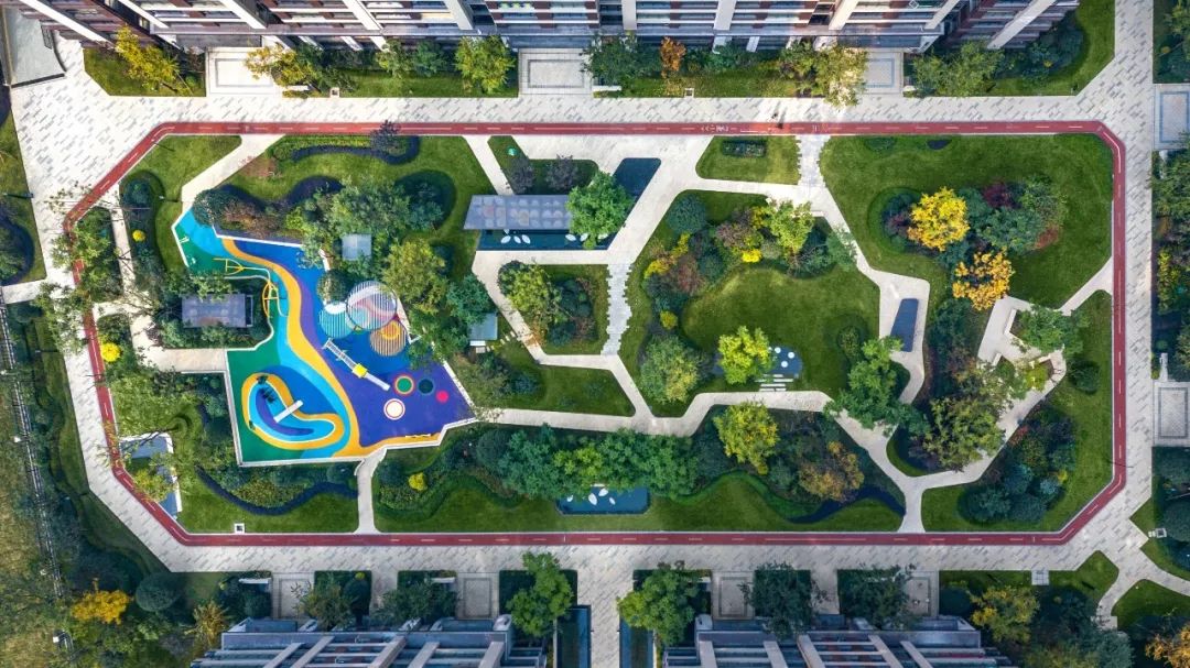 现代生活大区的植物景观设计 | 从自然主义到对称规整-43