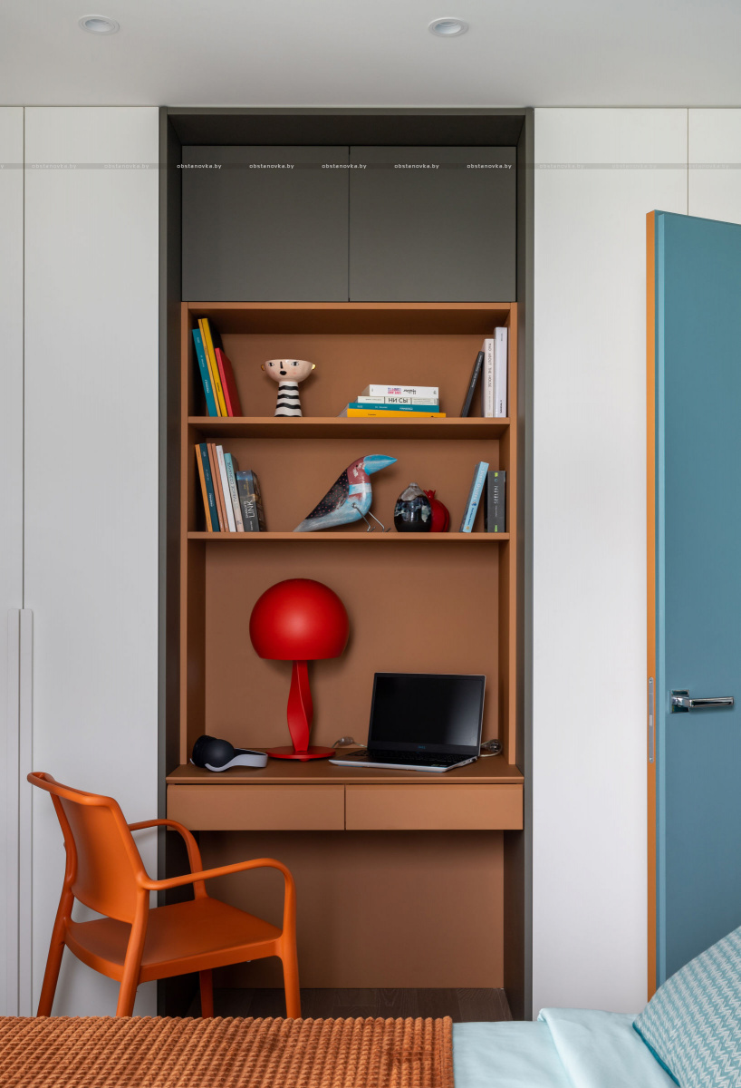 公寓室内设计“受蒙德里安启发”-46