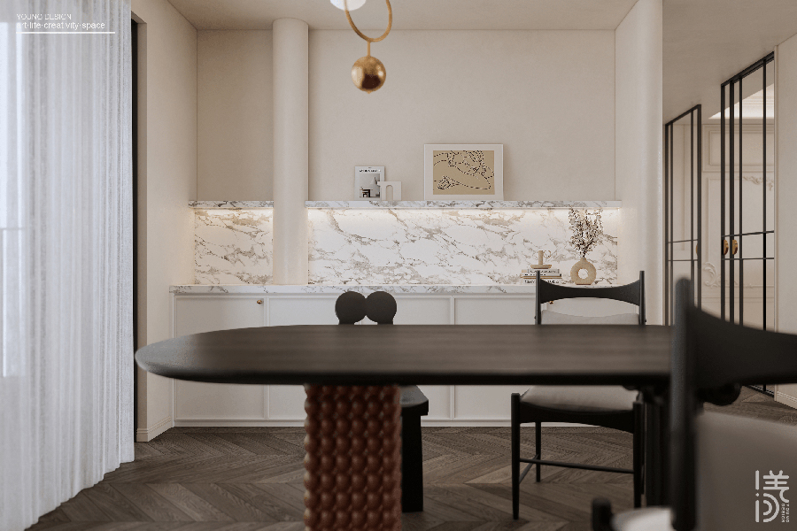 现代轻法式三代居丨深圳漾空间设计有限公司-37