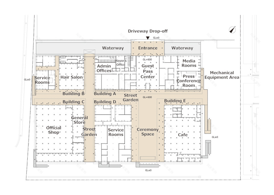 奥运村 Village Plaza丨日本东京丨日建设计-60