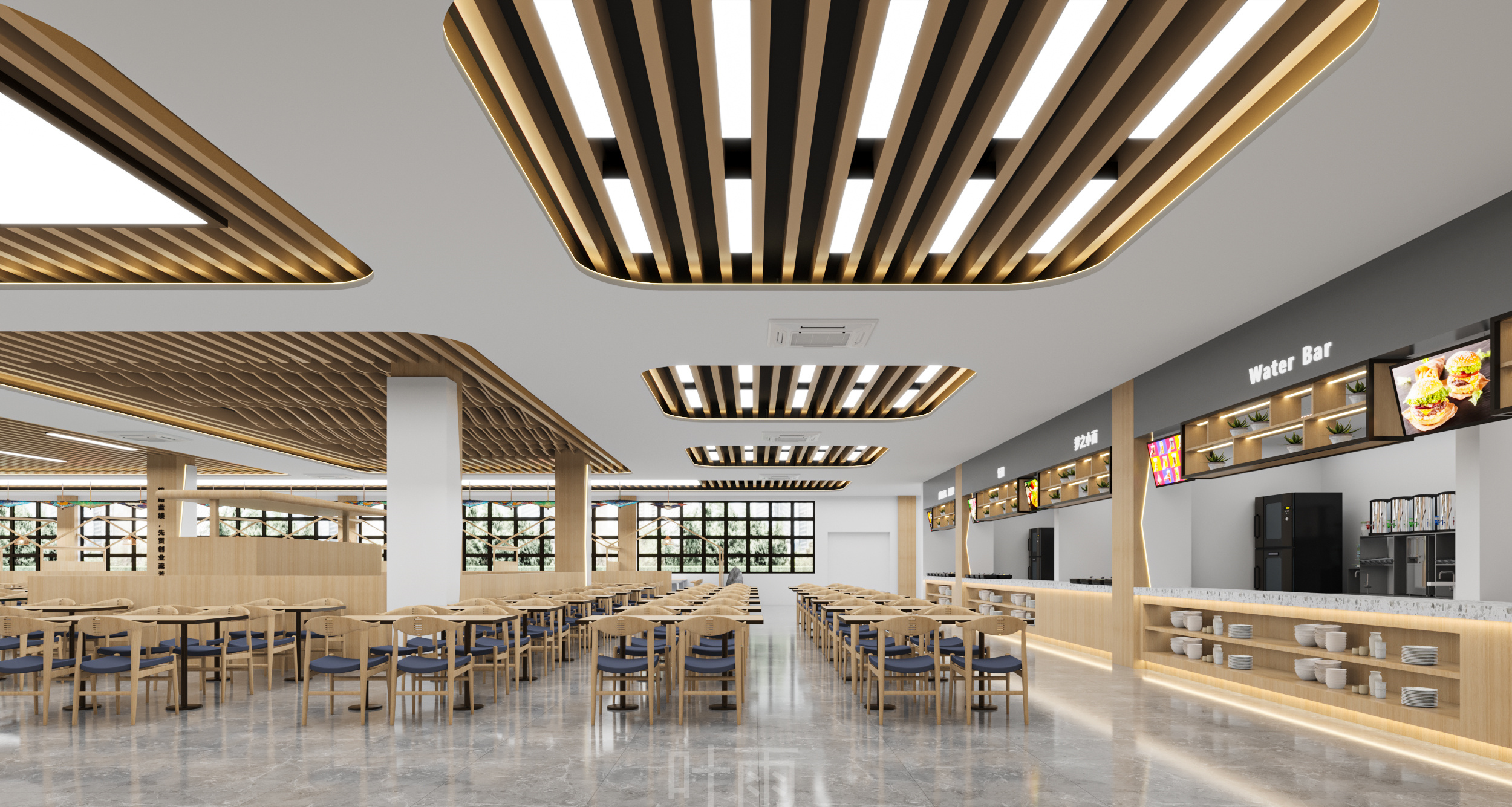 以烟火叙事青春-学校食堂-1