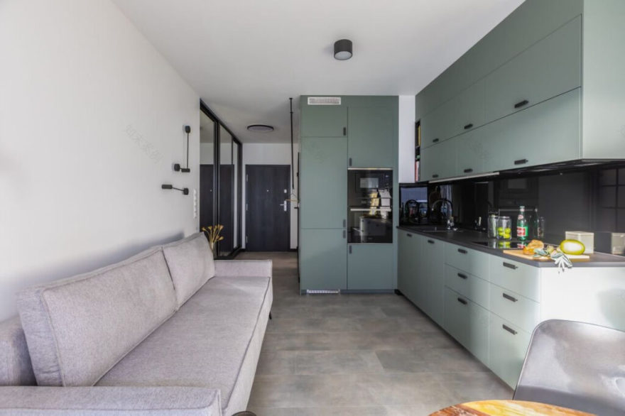 35平方米可入住紧凑空间设计丨Marta Krukowska-23