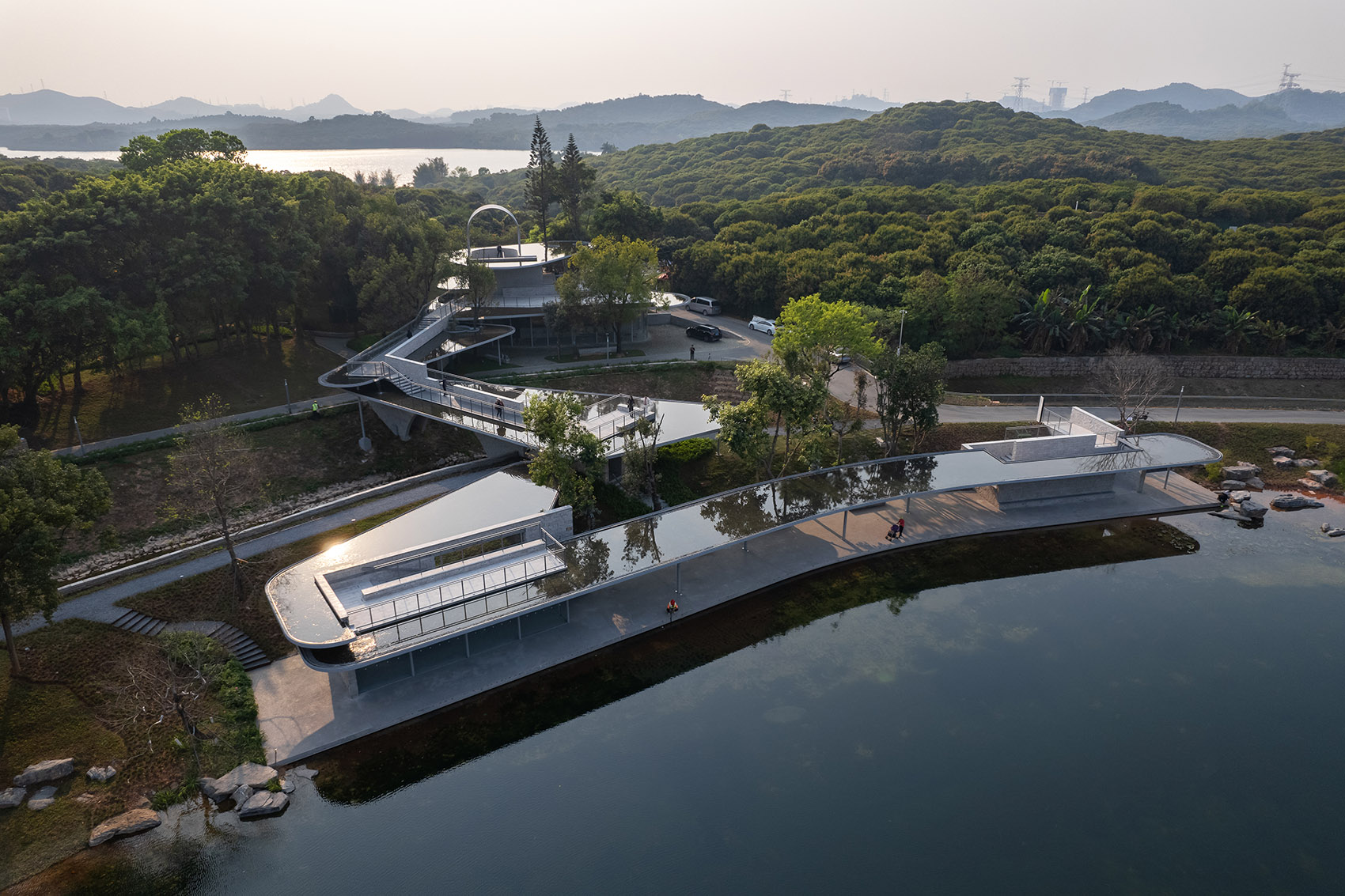 深圳环西丽湖绿道(一期)二级驿站丨中国深圳丨同济大学建筑设计研究院(集团)有限公司原作设计工作室-3