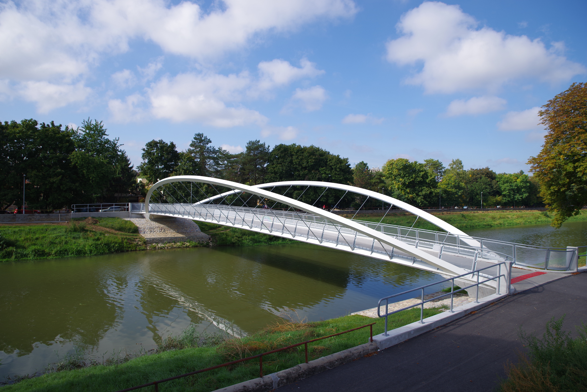  Kalvarsky Most - 横跨尼特拉河的自行车桥丨Kalvarsky Most - Cyclist Bridge across the River Nitra-14