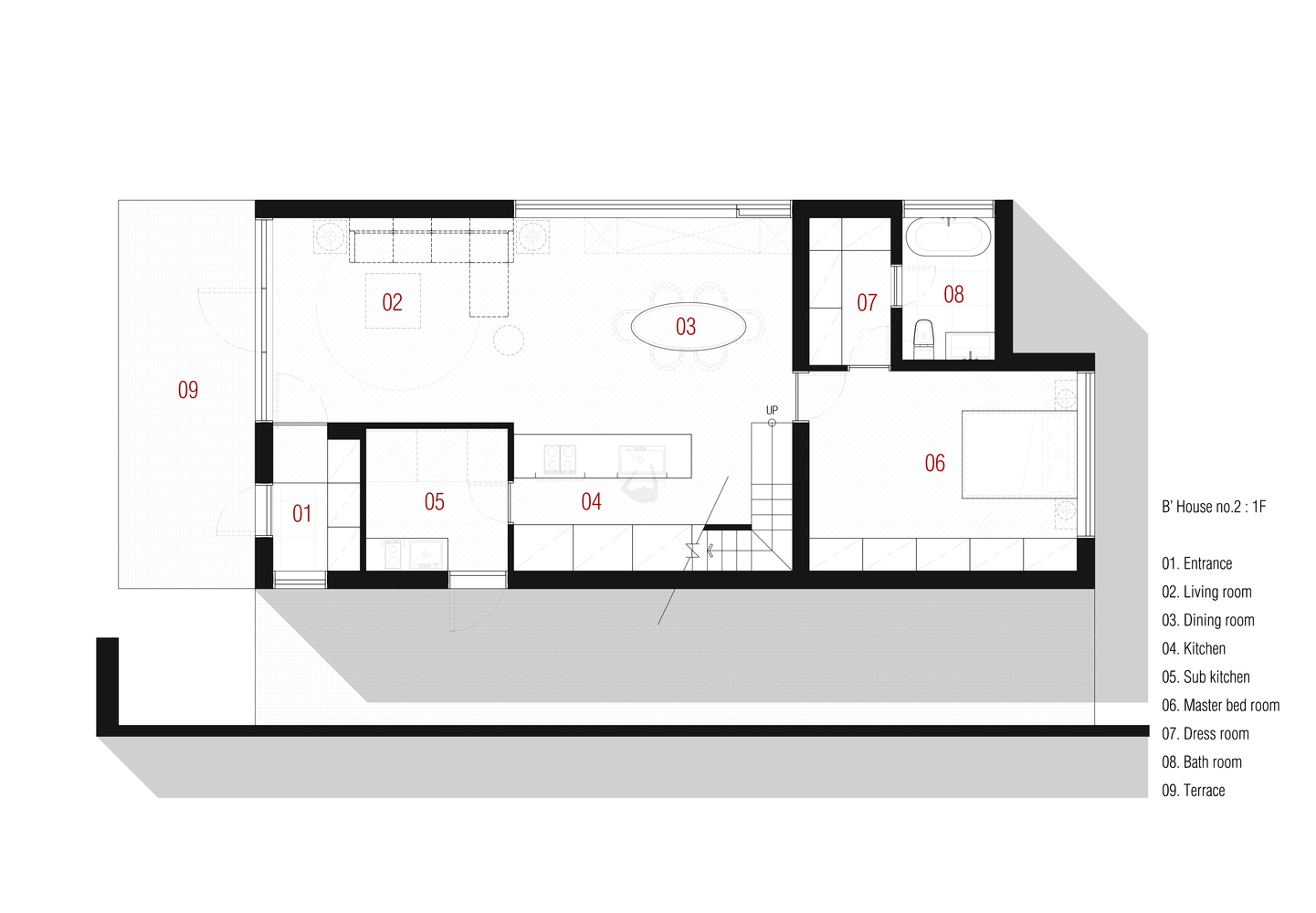 双家庭住宅的极简与古典之美-72
