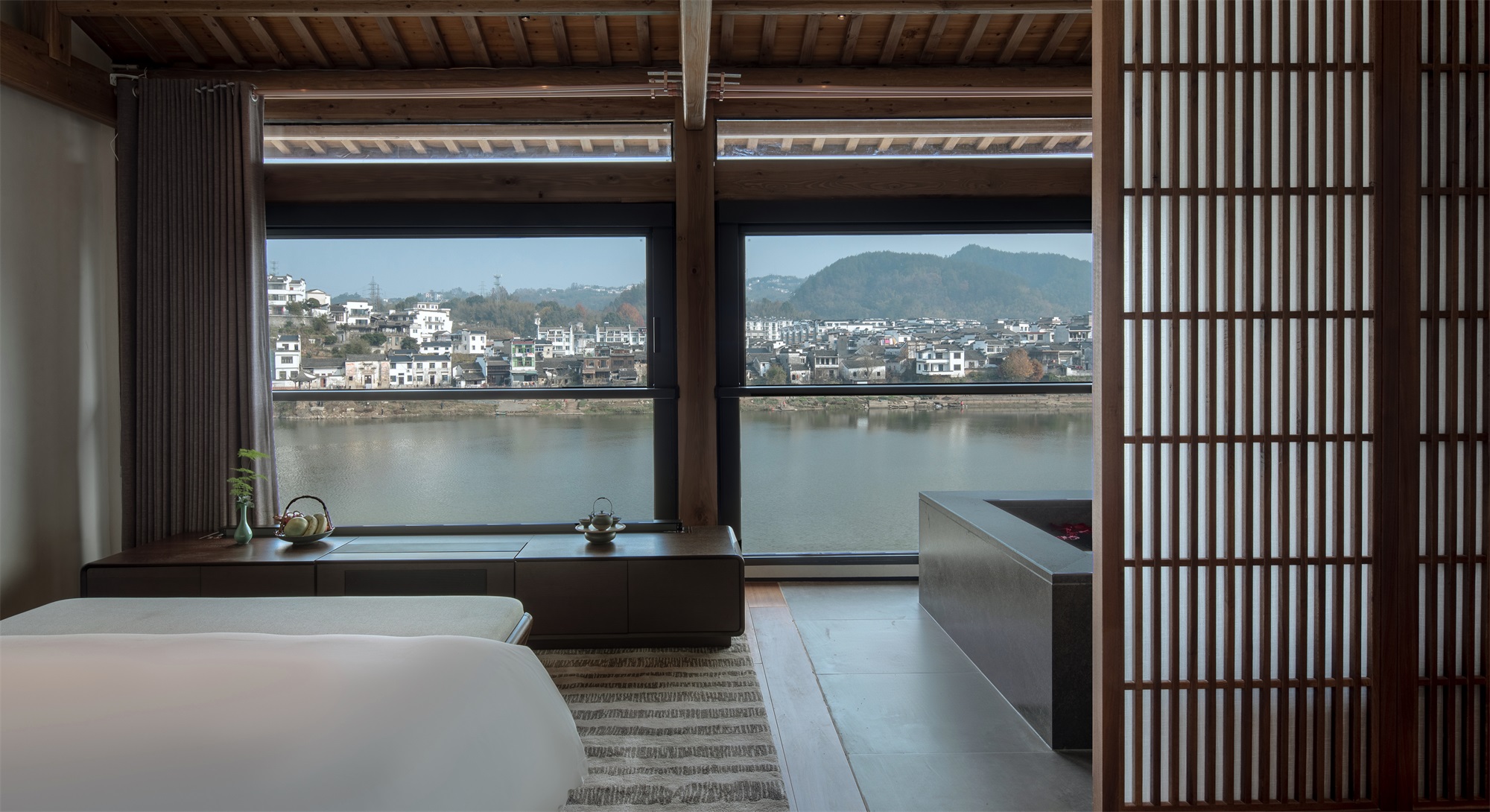 黄山紫阳烟雨度假酒店丨中国安徽丨风合睦晨空间设计-131