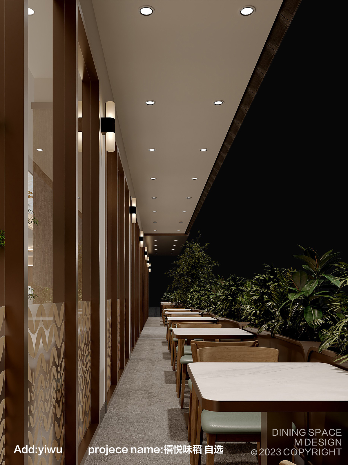 义乌禧悦味稻自选餐厅丨M餐饮空间团队MR曹-15