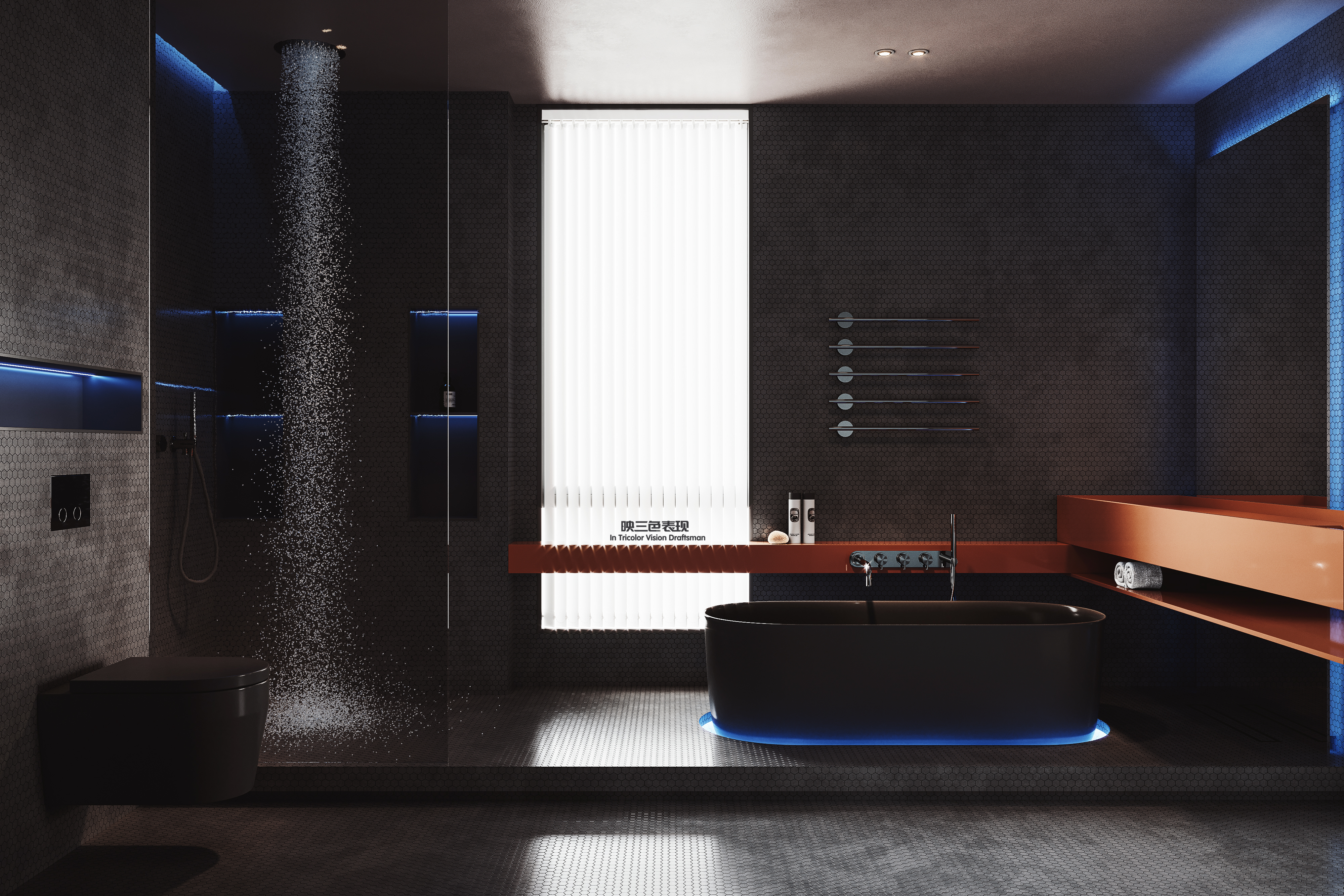 鲜艳三层时尚别墅设计丨M&F 团队-30