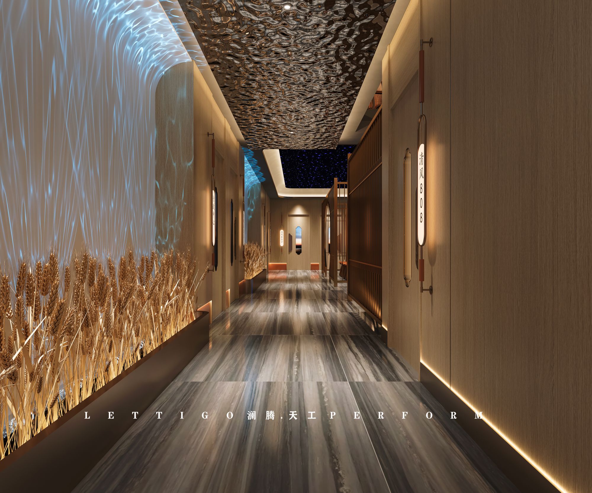 现代中式|足浴会所|SPA养生馆-10