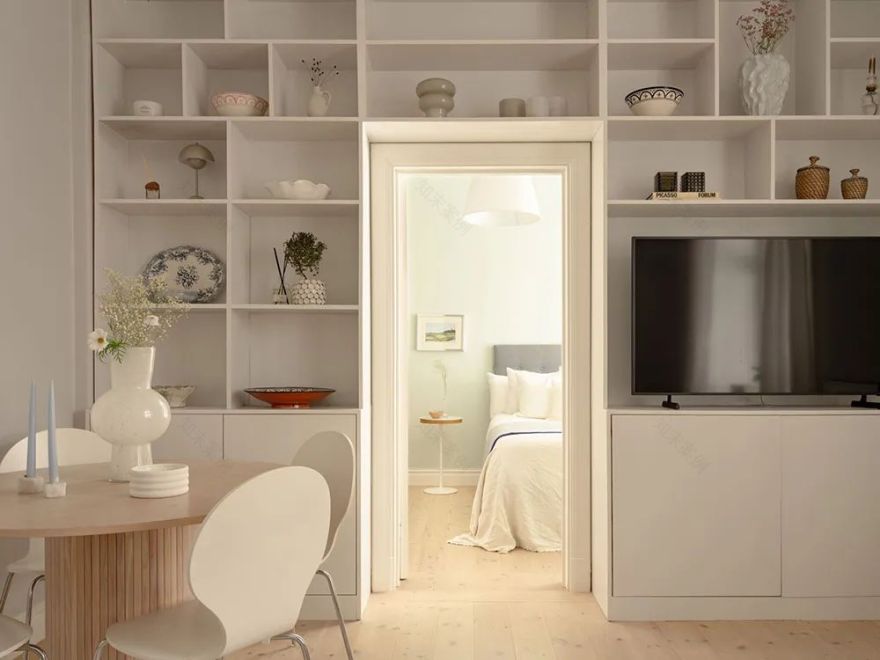 46㎡一室小公寓,素净温馨,一个人生活太幸福了!-5