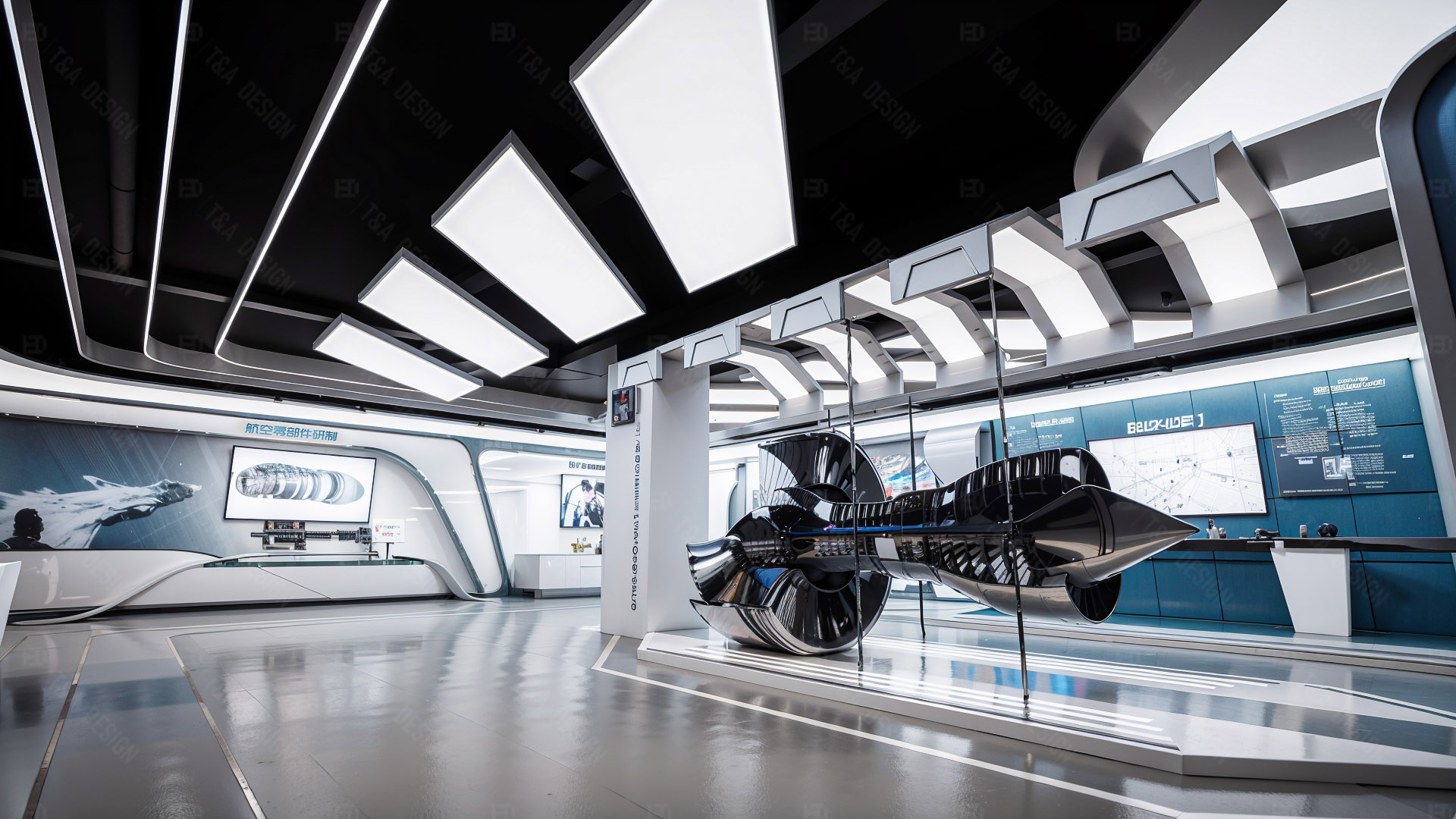 航天企业展厅-14