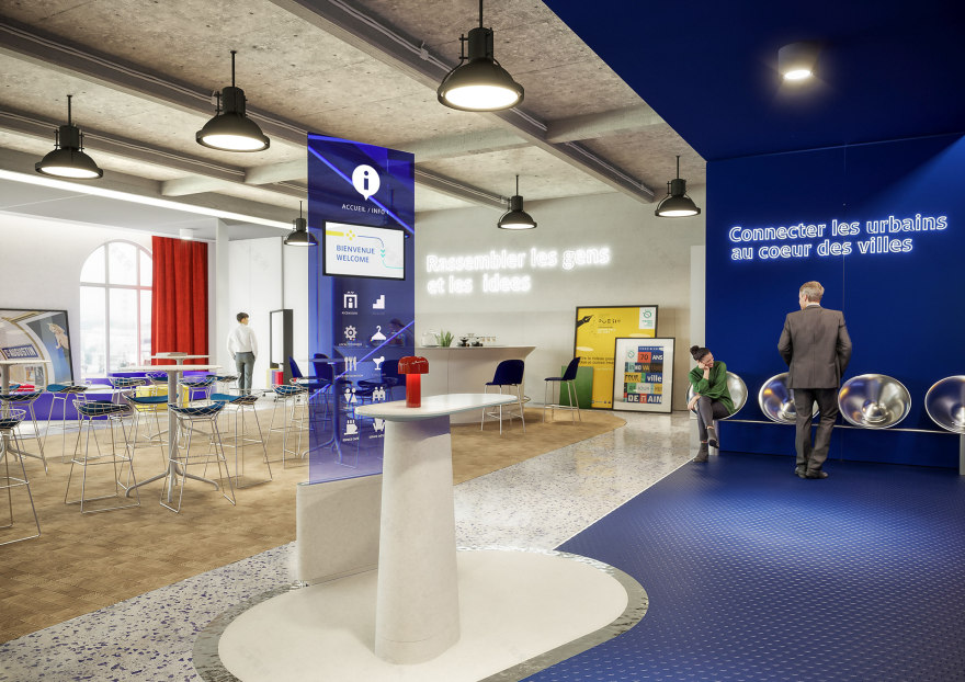 巴黎大众运输公司房地产 城市车站丨法国巴黎丨Yellow Window,4uatre-37