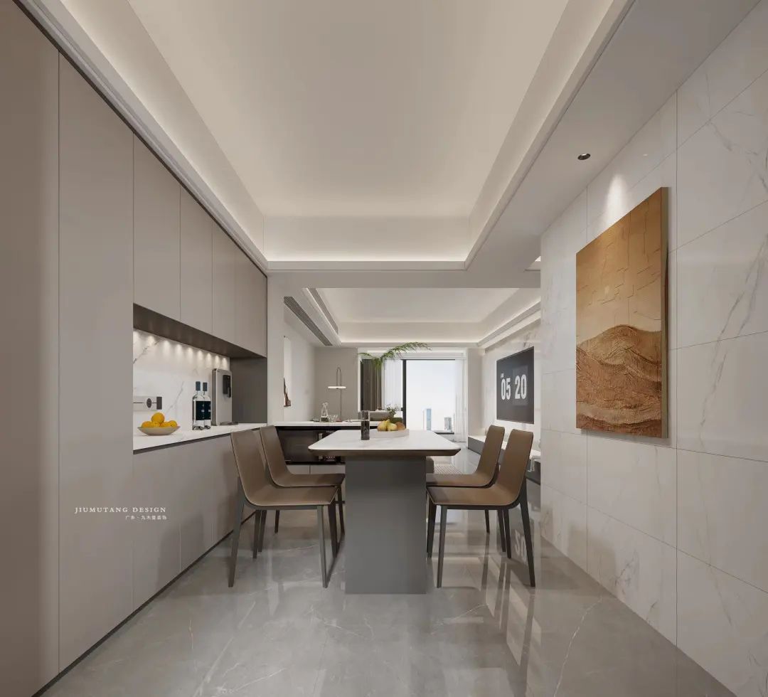 金碧尚都 132㎡现代简约空间丨九木堂设计-24