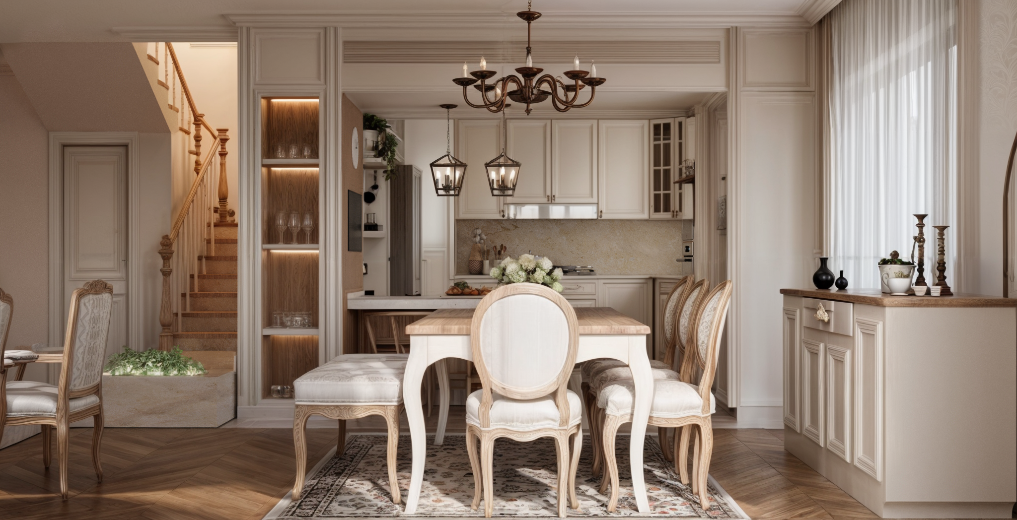 Classic open space reception-9