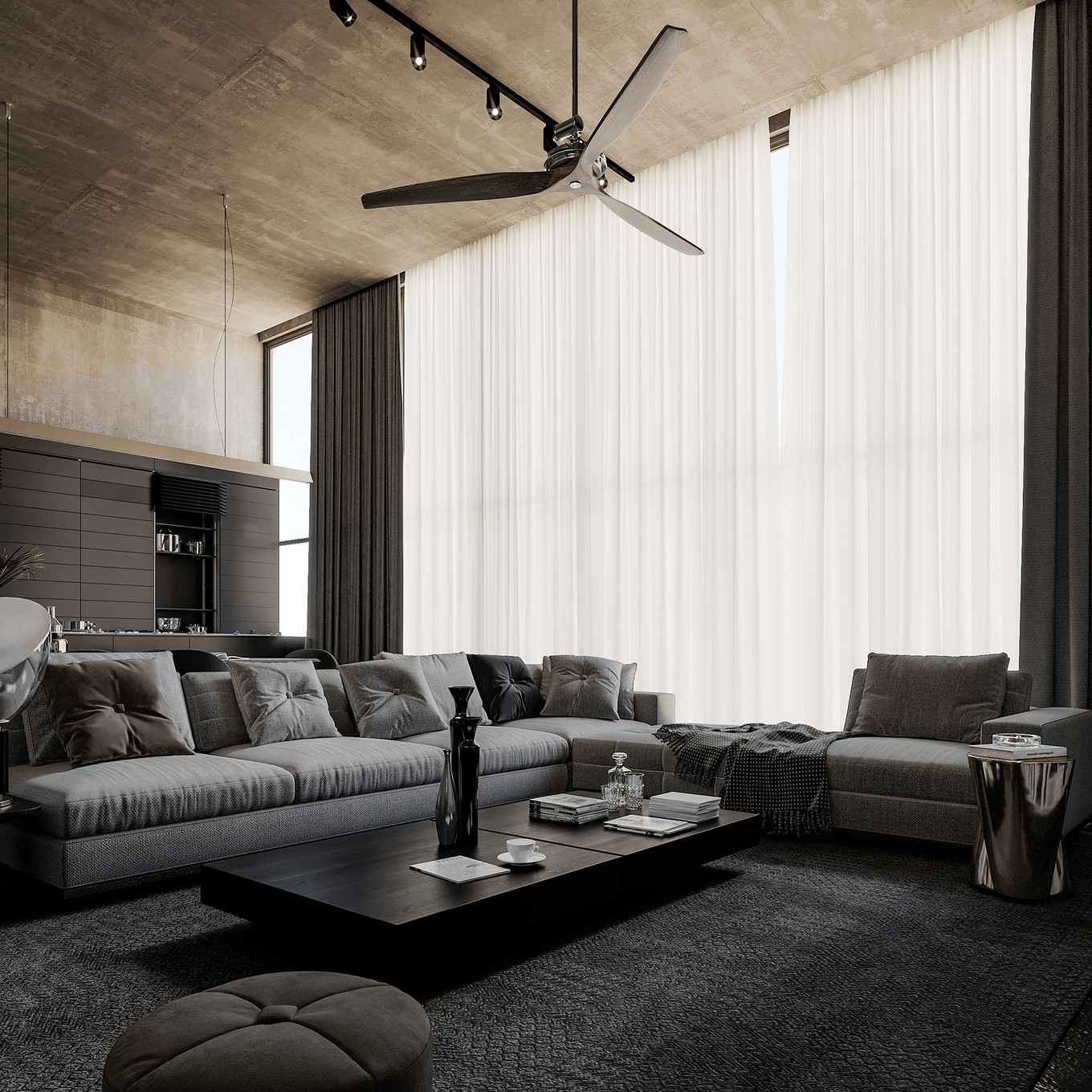 现代遇上工业元素的质感，粗犷中带有质感美！                     -2