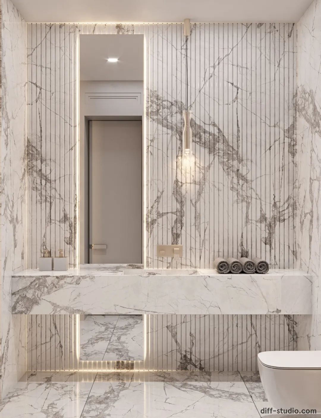 乌克兰基辅 1600㎡新古典奢华大宅丨Diff.Studio-36