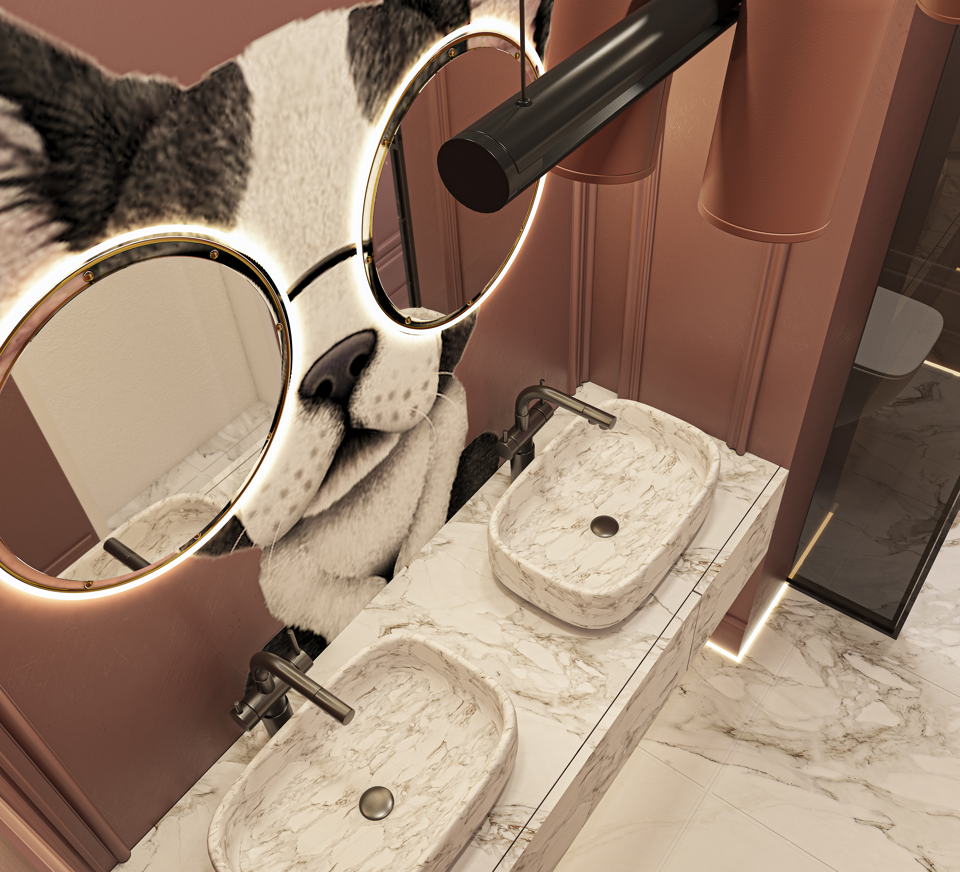 客用浴室丨Maria Maged-9