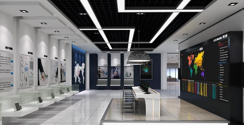 烟台惠通网络科技现代简约办公楼设计-3