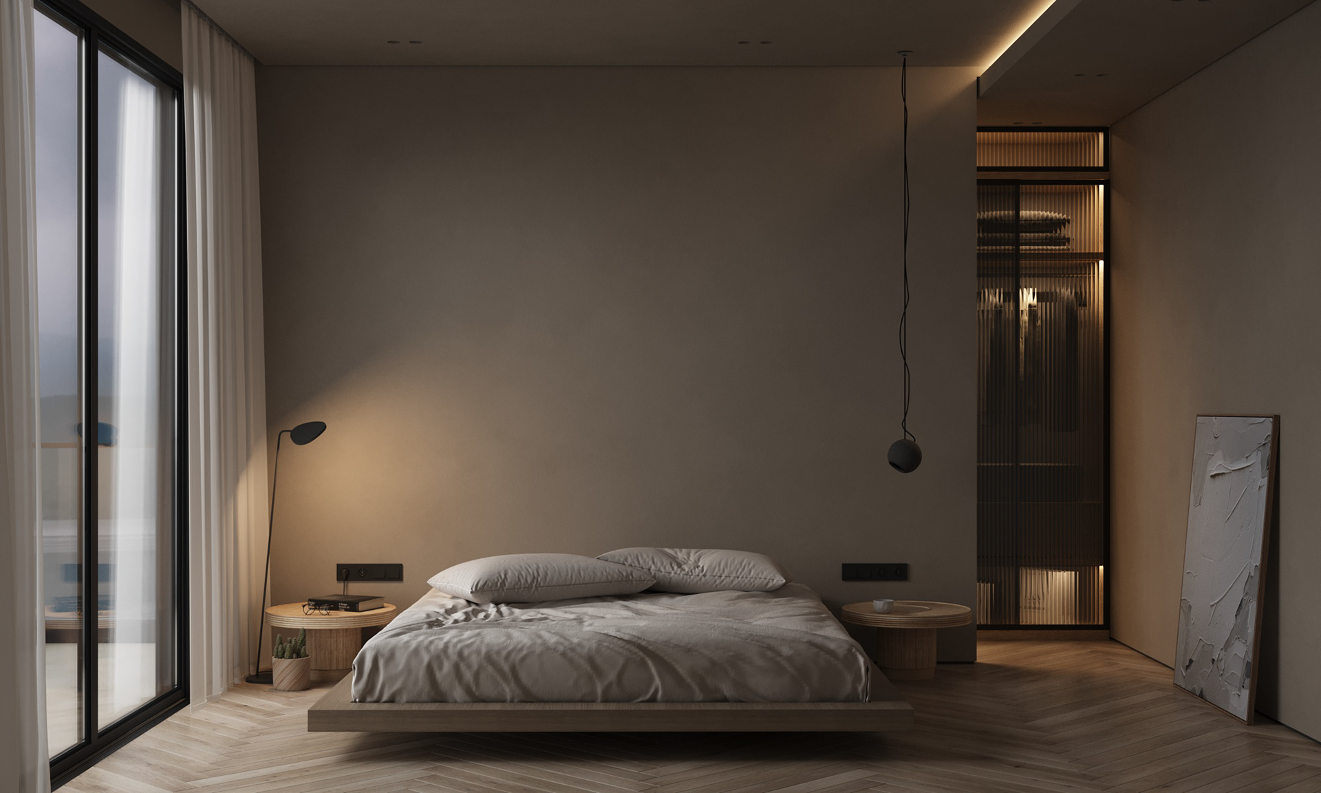 中性色系公寓设计 超有设计感-17