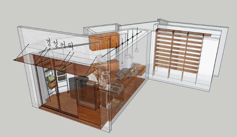现代首尔四坪咖啡厅，小巧精致的设计美学-9