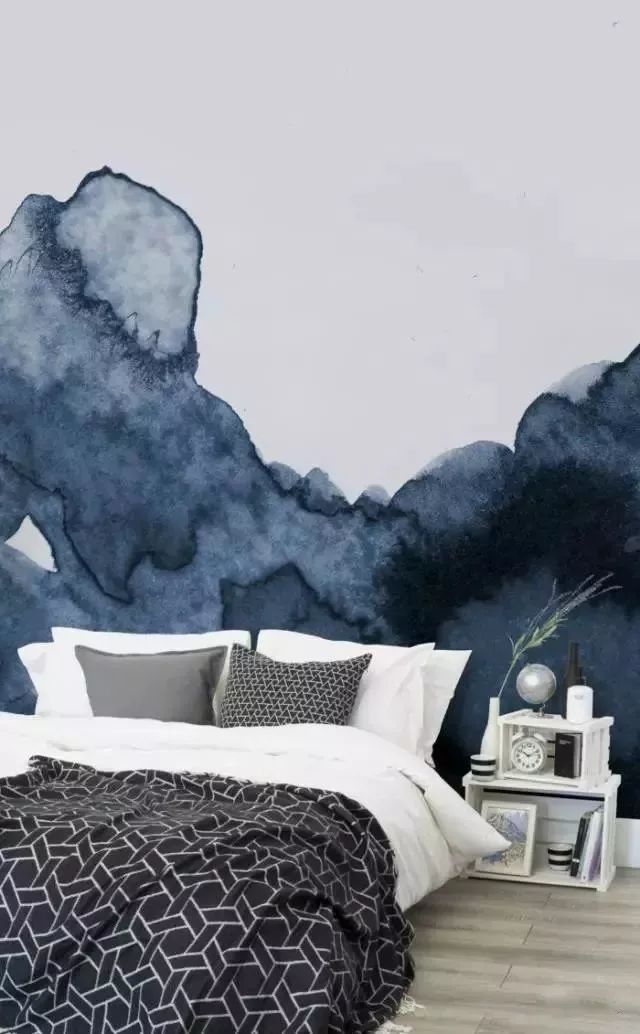 卧室背景墙设计新潮流 | 原木、软包、壁纸玩转卧室空间-73