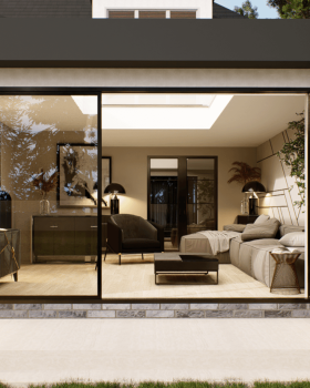 Modern two-storey extension