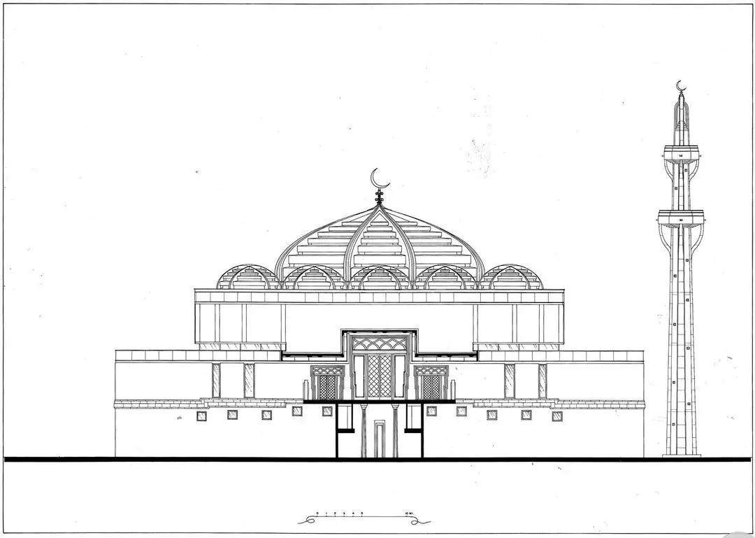 神圣家庭教堂丨意大利萨莱诺丨Paolo Portoghesi-81