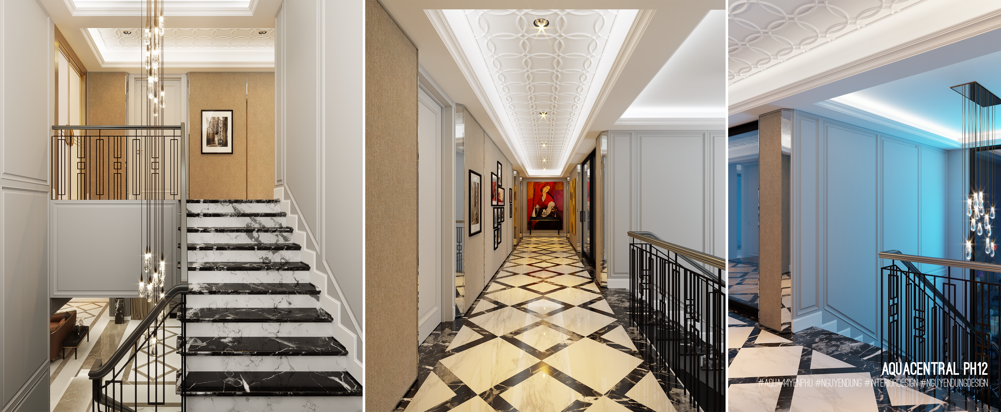 河内水中心顶层公寓丨越南河内-17