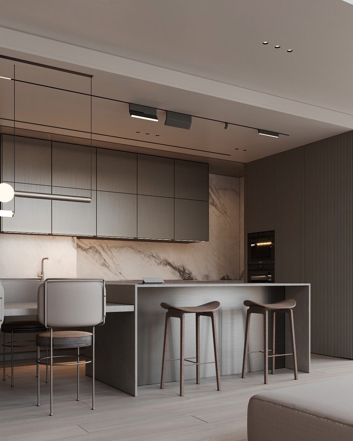 简洁纯粹的挑空别墅丨乌克兰基辅丨ArtPartner Architects-7