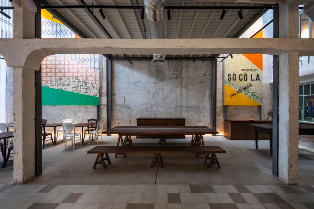 越南西贡可持续建筑咖啡店丨T3 Architects-11