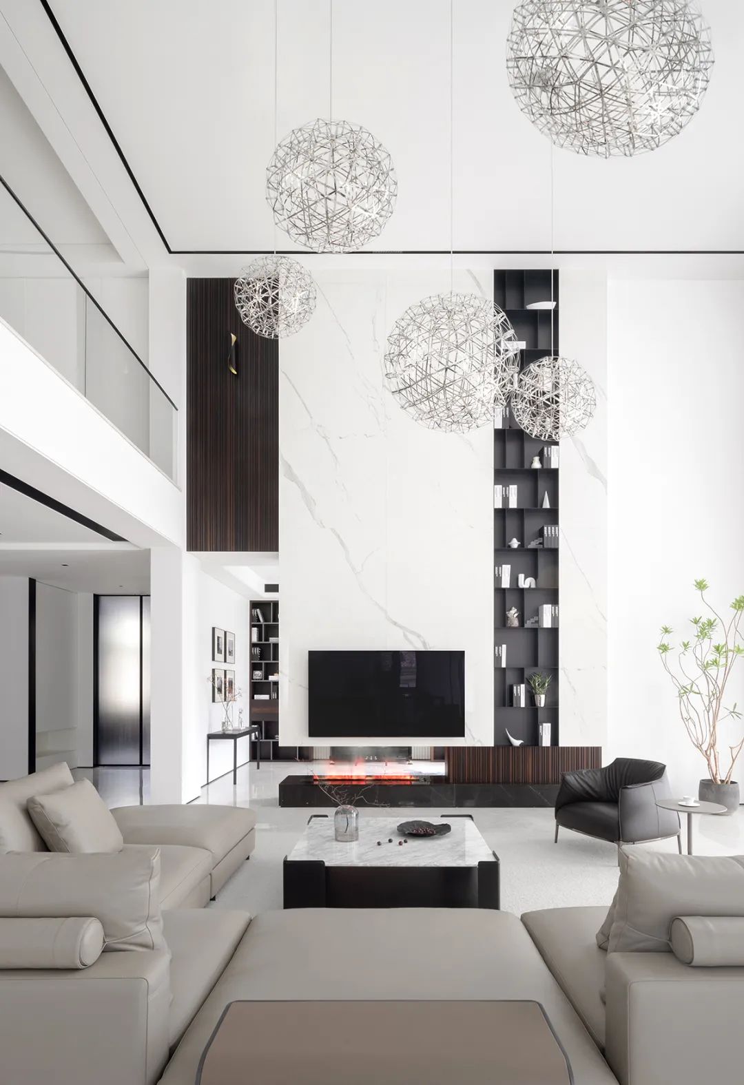 临湖一墅 · 自然诗意的宜居空间丨洛斌设计-16