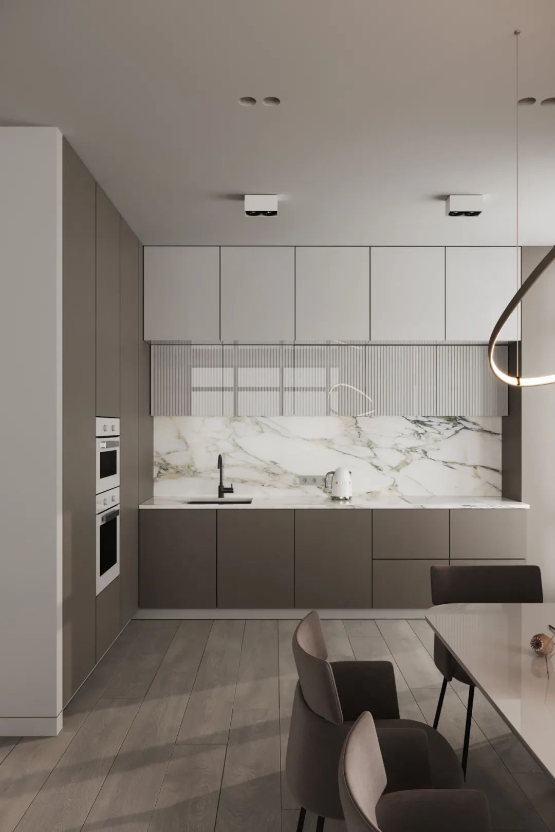 280㎡现代简约之家丨ArtPartner Architects-61