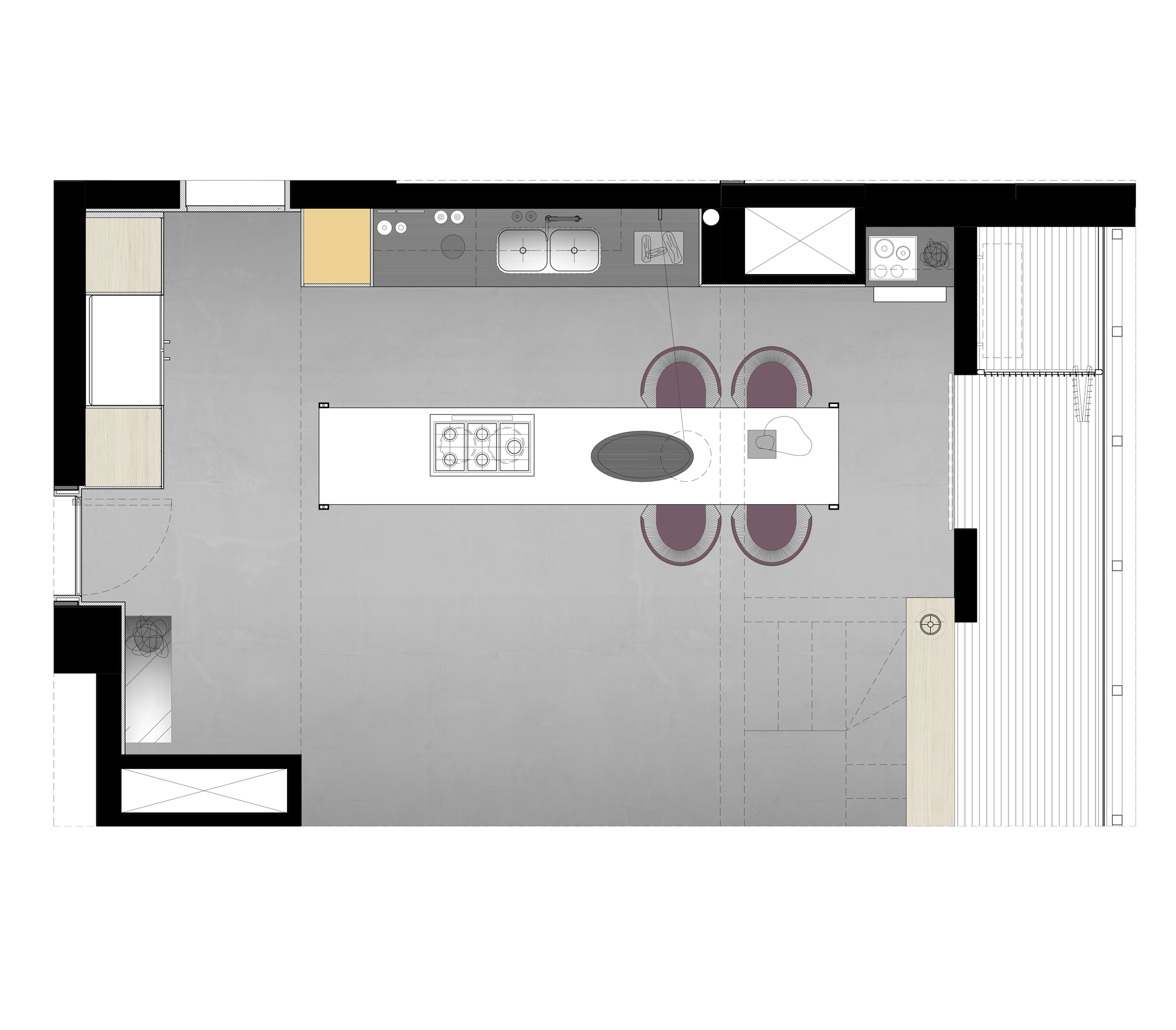 悬空 4.5 米!São Paulo 平层公寓创新厨房设计-49