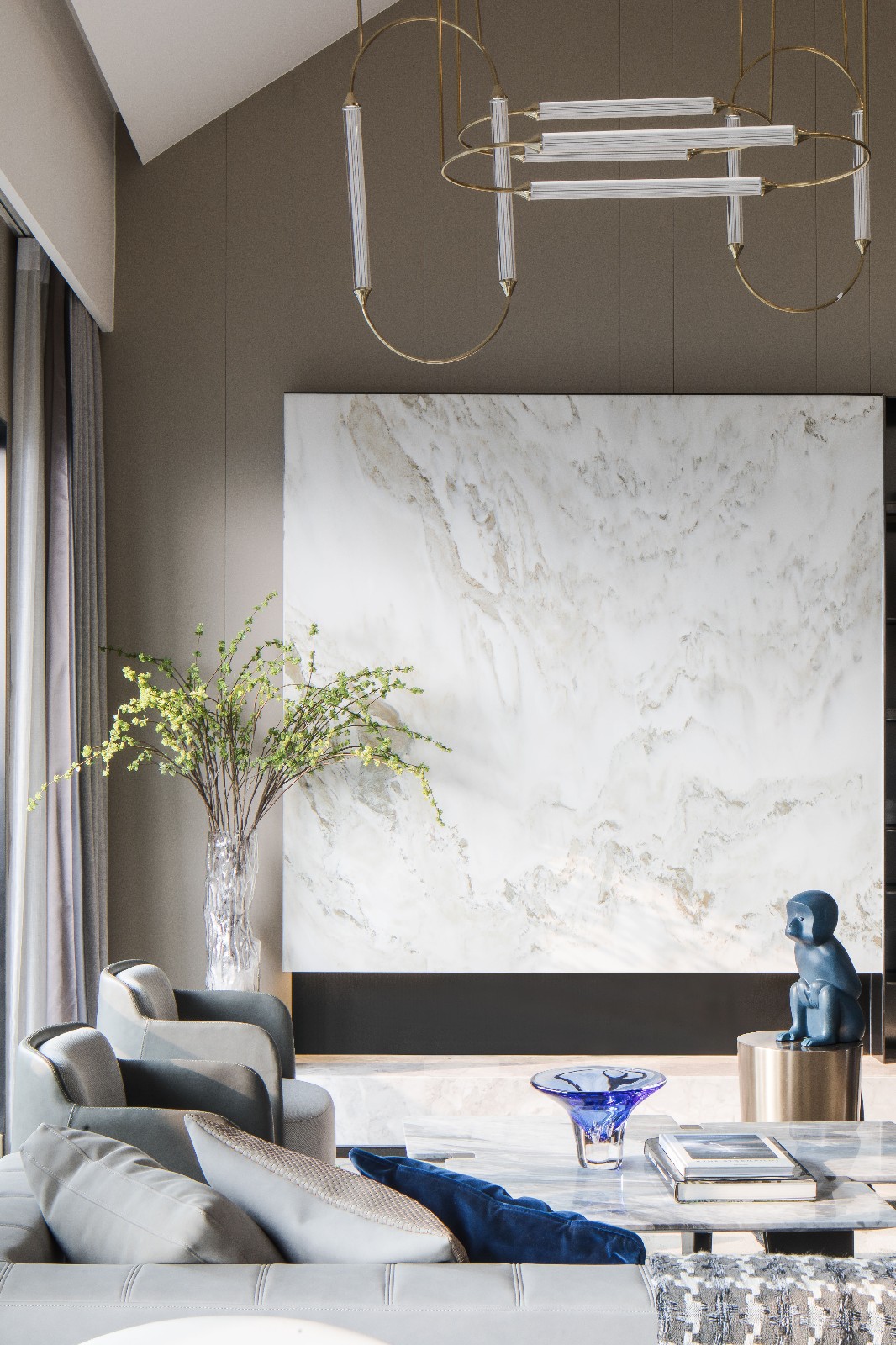 中海大连万锦公公馆下叠样板间-6