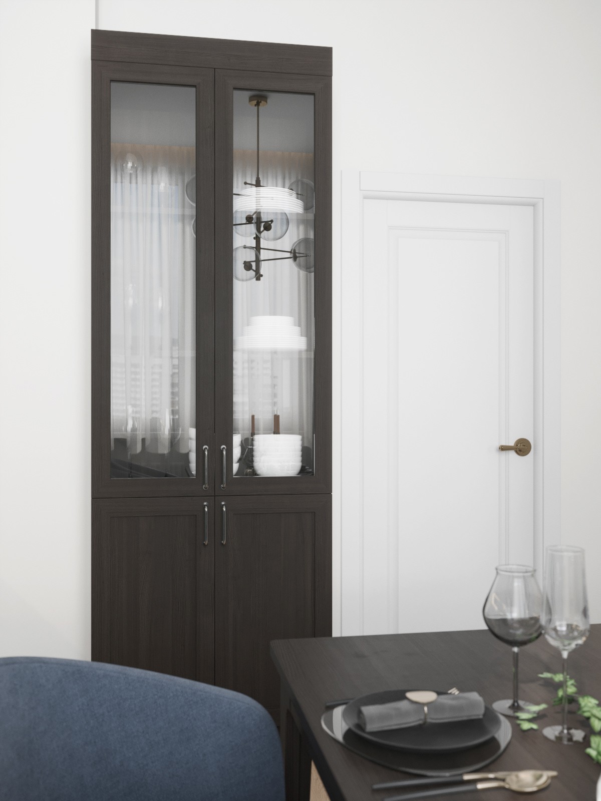 圣彼得堡 58 平米现代小公寓 | 精致简约的艺术空间-11