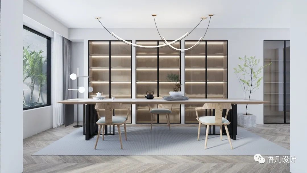 武汉 300 平一居室,原木日式风格演绎舒适生活-11