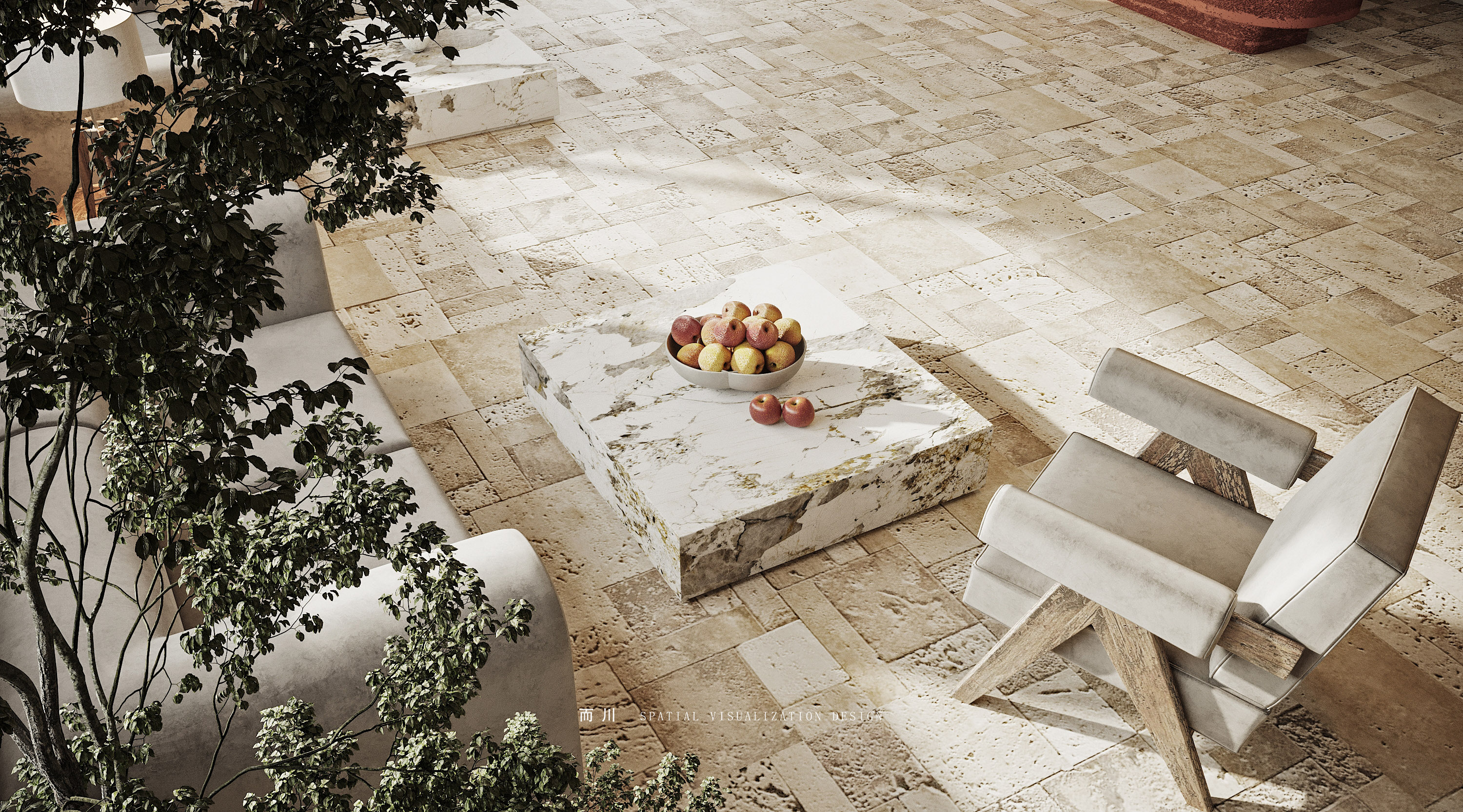 自然之美,侘寂民宿设计丨而川空间可视化工作室-11