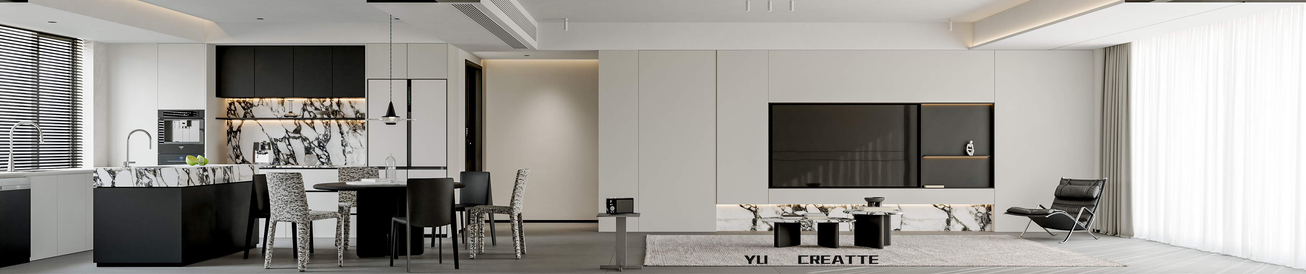 现代意式客餐厅 主人房丨近期表现-8