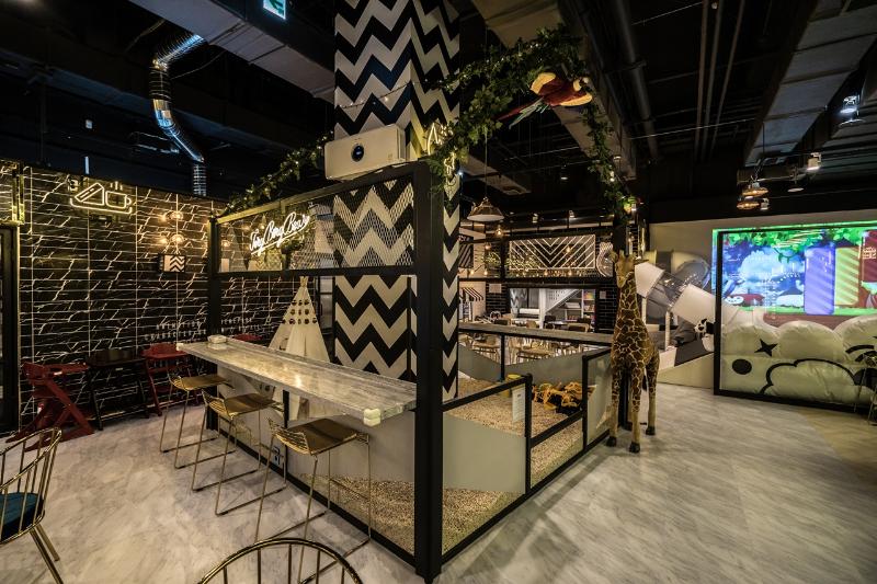 现代简约风 100 平儿童咖啡厅设计-7