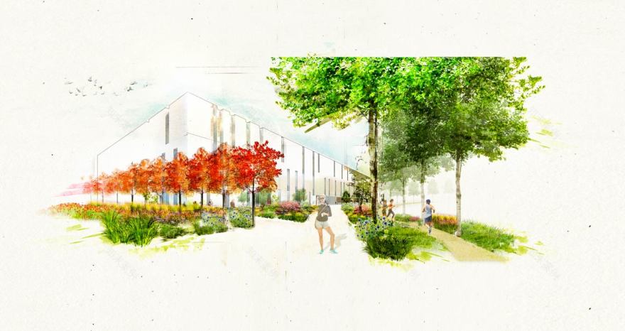 天空英国总部 | 绿色生态的办公环境-51