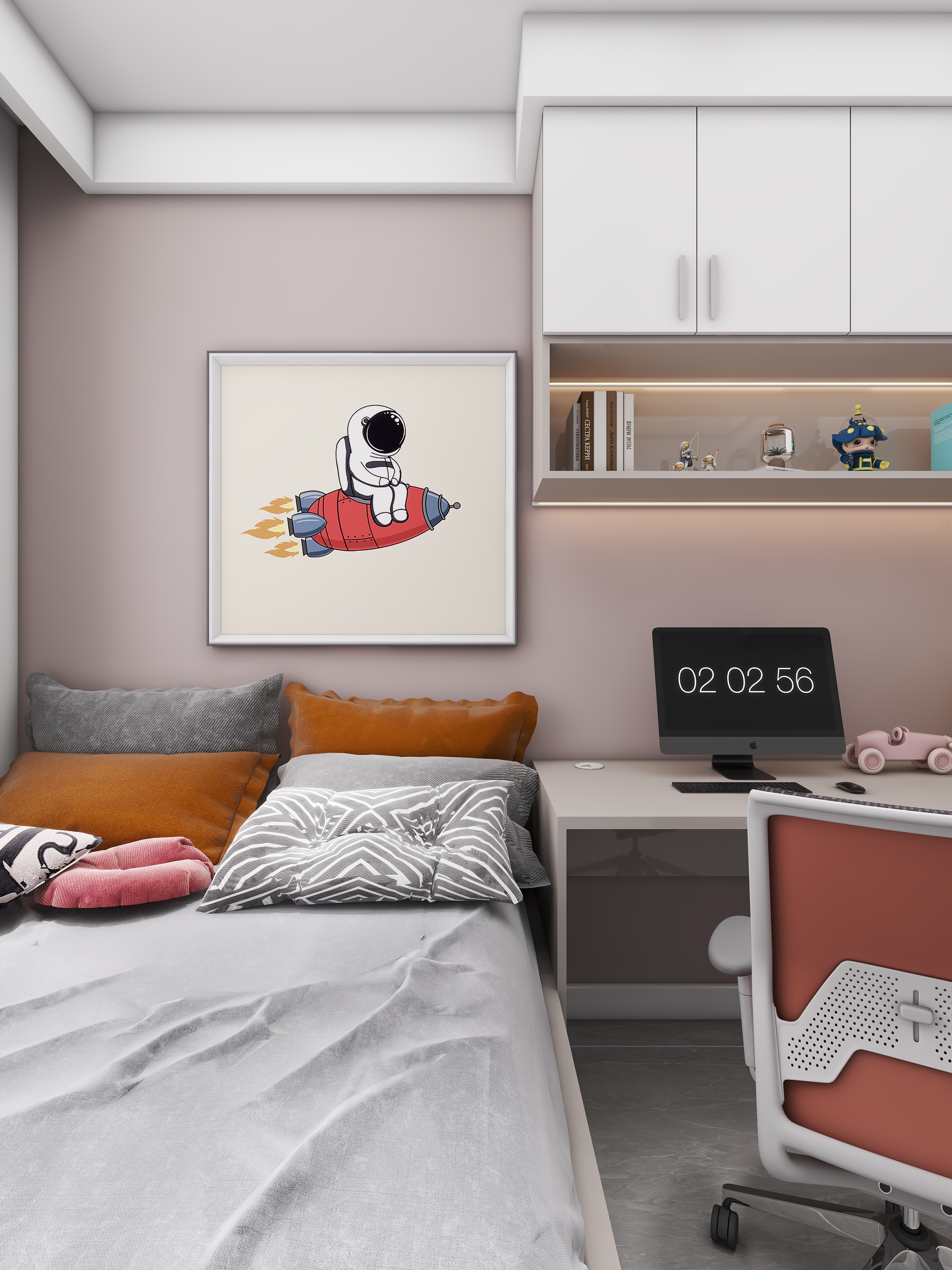 陕西安康万达one（119平方现代简约四居室）-37