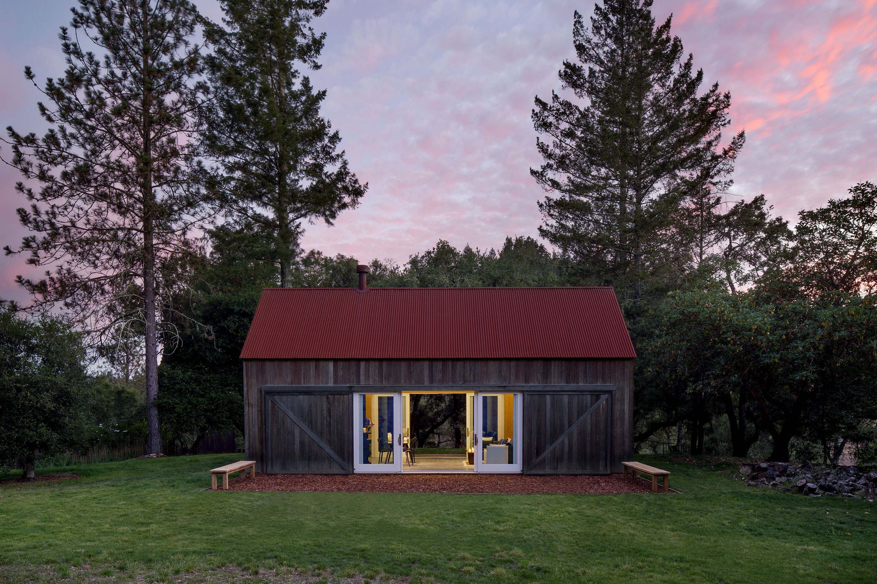 索诺马县谷仓小屋，户外生活室内避难所-9